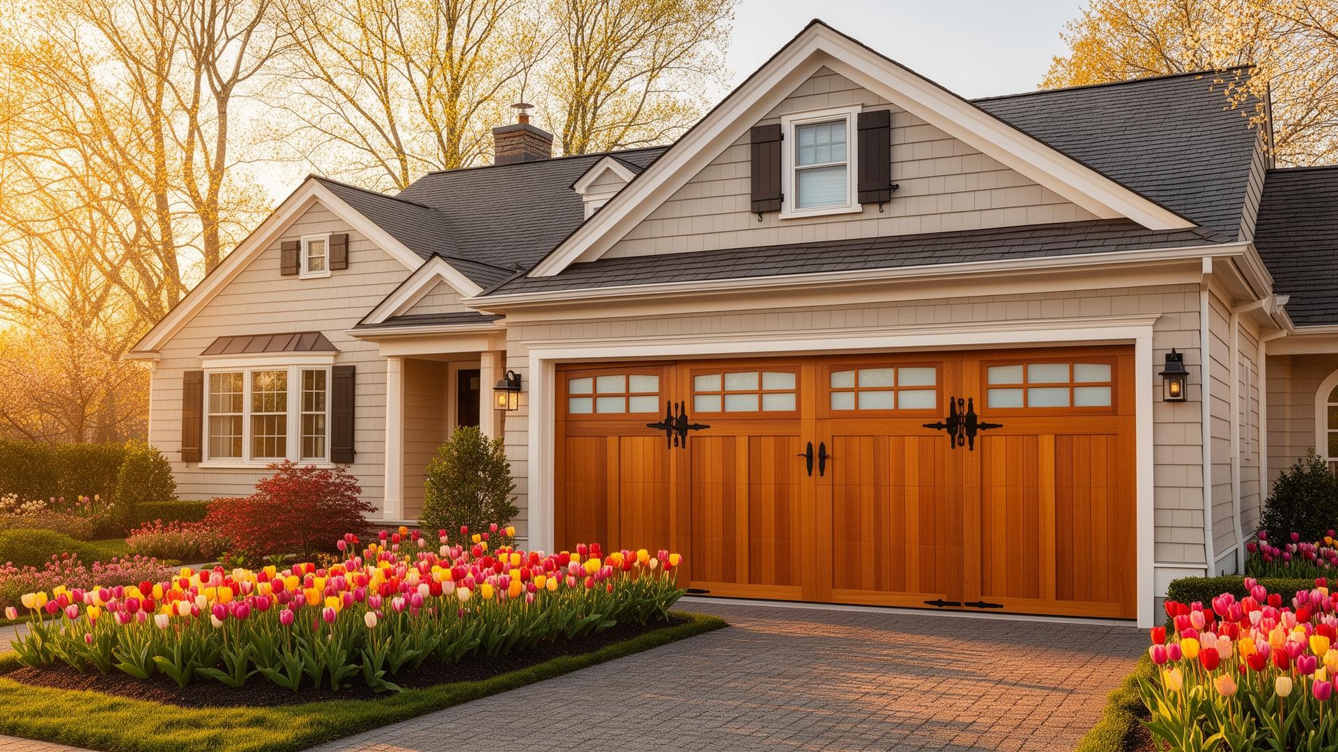 Beautiful home with premium garage door installation in Mount Gilead NC